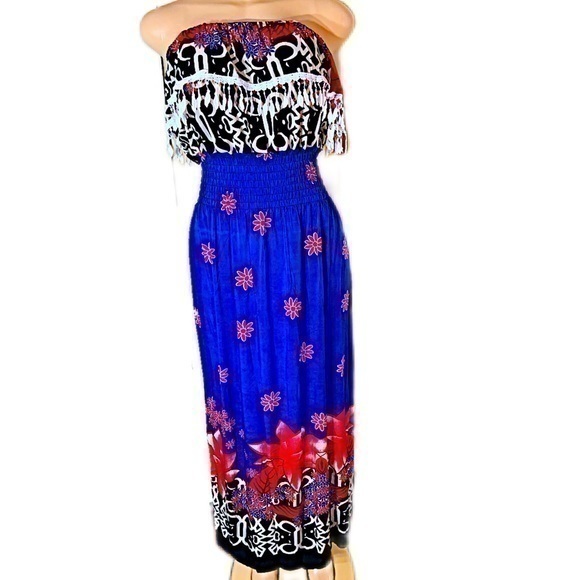 Trendy boutique Dresses & Skirts - Off Shoulder Bohemian Long Dress | BOHO #777